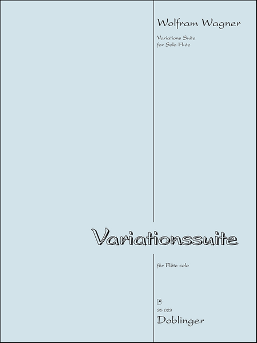 Variationssuite fur Flote solo Flute Solo scores gallery preview page 1