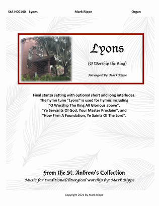 Lyons (O Worship The King)