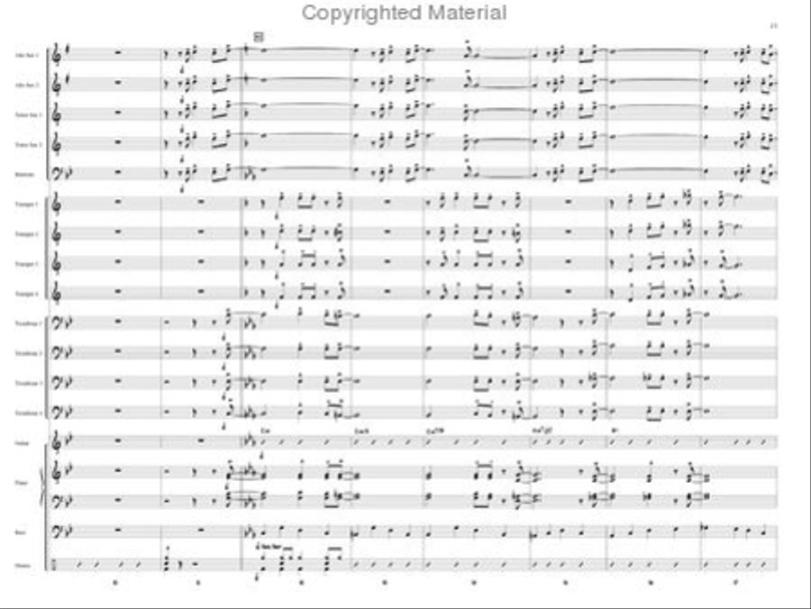 Minor Details Jazz Ensemble scores gallery preview page 12