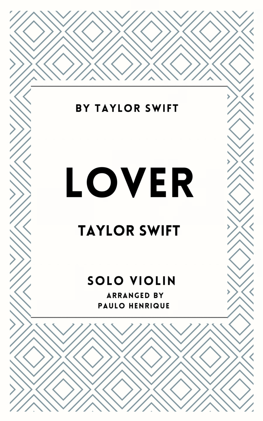 Lover Violin Solo scores gallery preview page 1