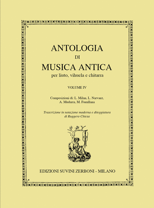 Book cover for Antologia Di Musica Antica Vol 4 (Chiesa)