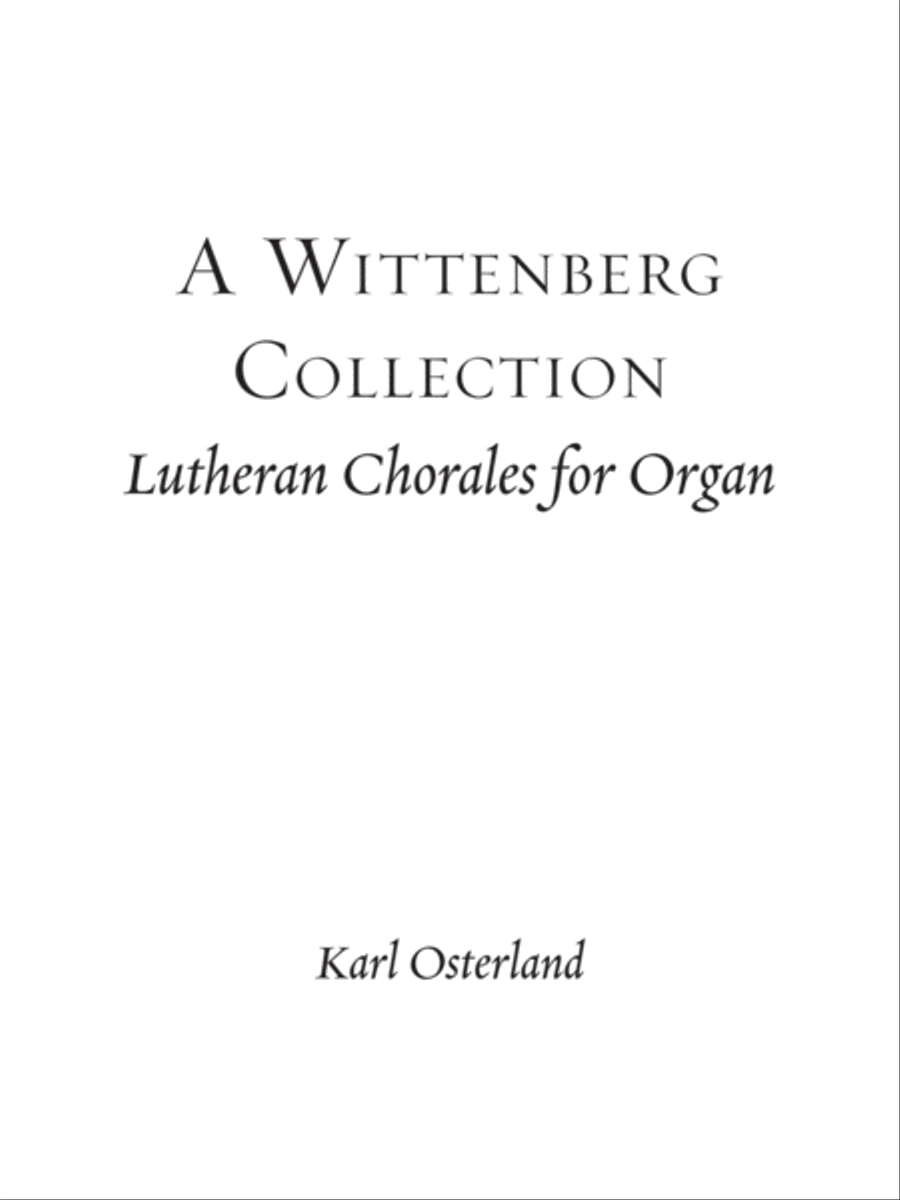 A Wittenberg Collection Organ scores gallery preview page 2
