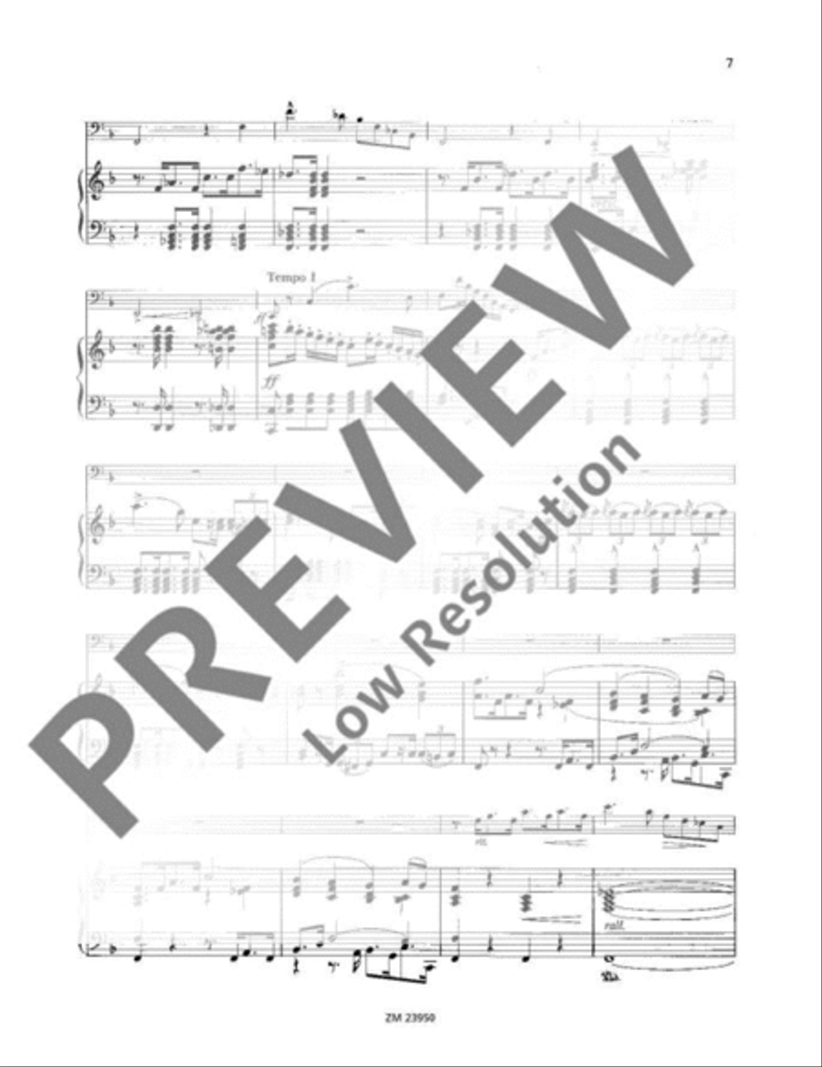 Concerto Bass Trombone scores gallery preview page 8