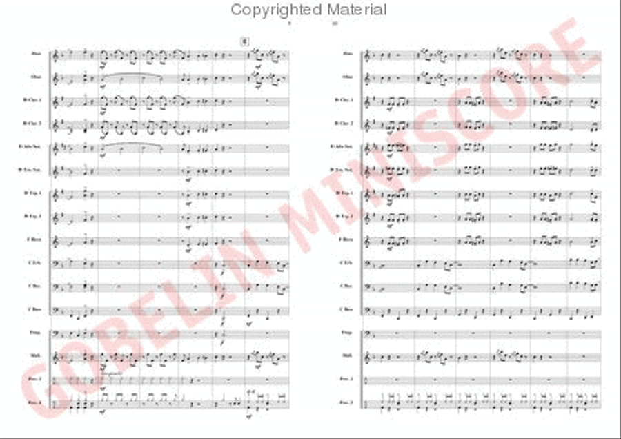 Jingle Bells Concert Band scores gallery preview page 5