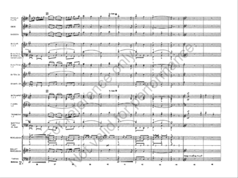 Bainbridge Fair Bainbridge Fair Concert Band scores gallery preview page 6