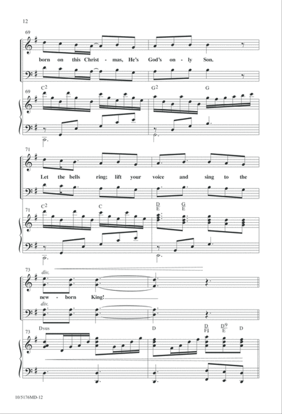 Let Us Rejoice, Christ is Born! 4-Part scores gallery preview page 12
