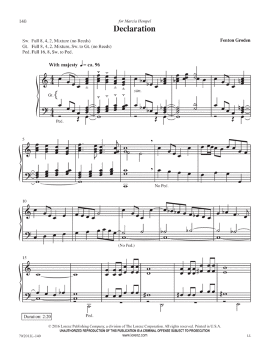 The Complete Organist, Vol. 2 Organ Solo scores gallery preview page 48