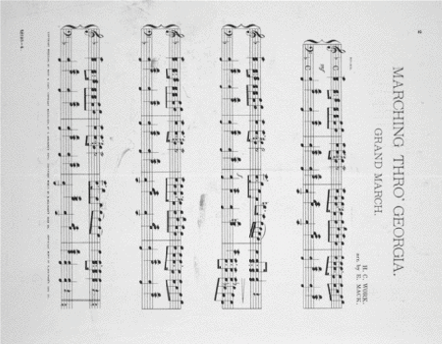 Marching Through Georgia. Grand March Trumpet scores gallery preview page 2