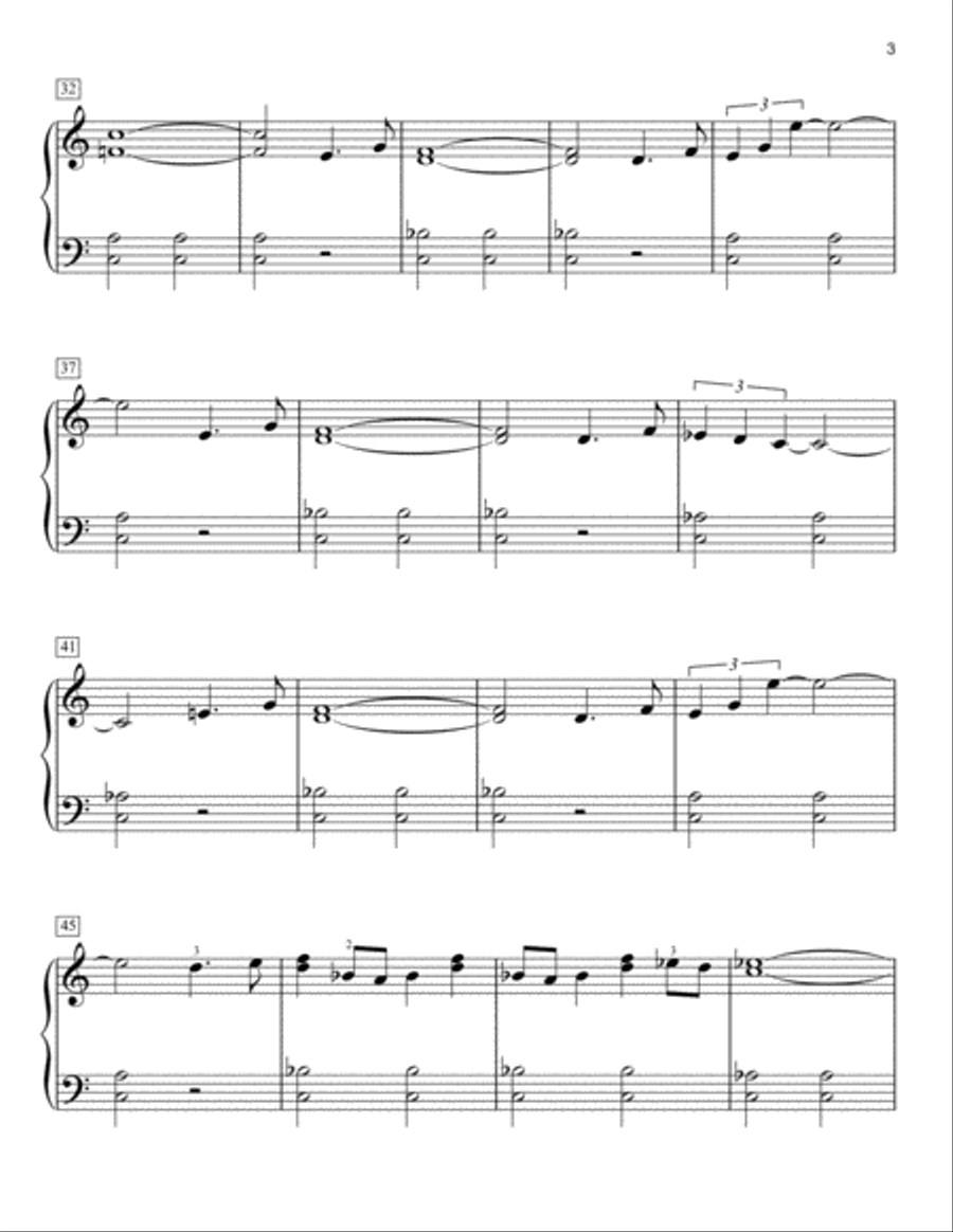 Raiders March (from Raiders of The Lost Ark) Easy Piano scores gallery preview page 3
