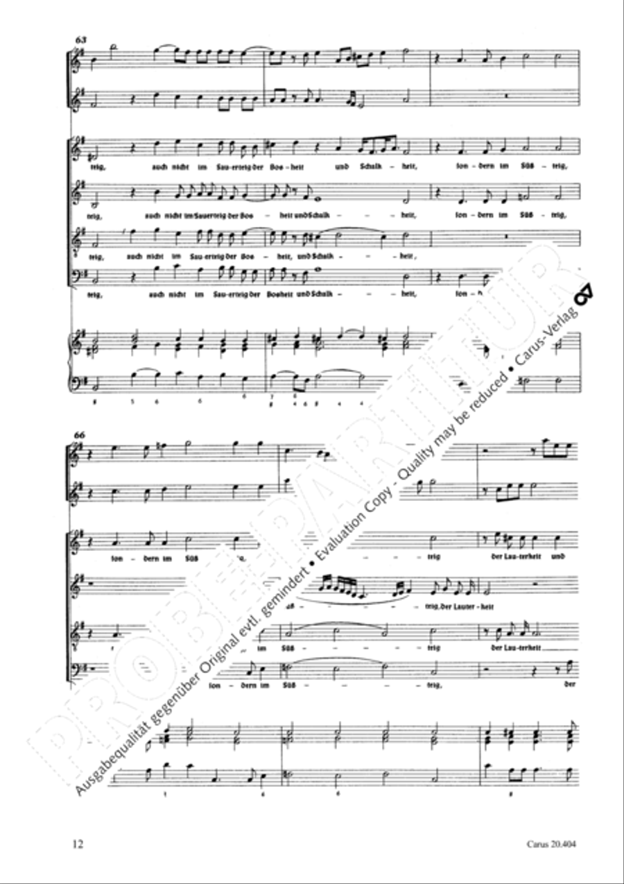 Feget den alten Sauerteig aus 4-Part scores gallery preview page 13