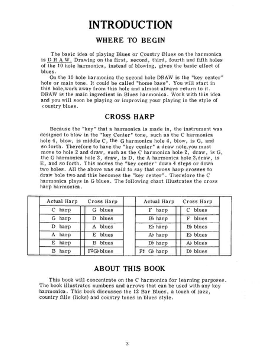 Blues Harp - For Diatonic and Chromatic Harmonica Harmonica scores gallery preview page 4