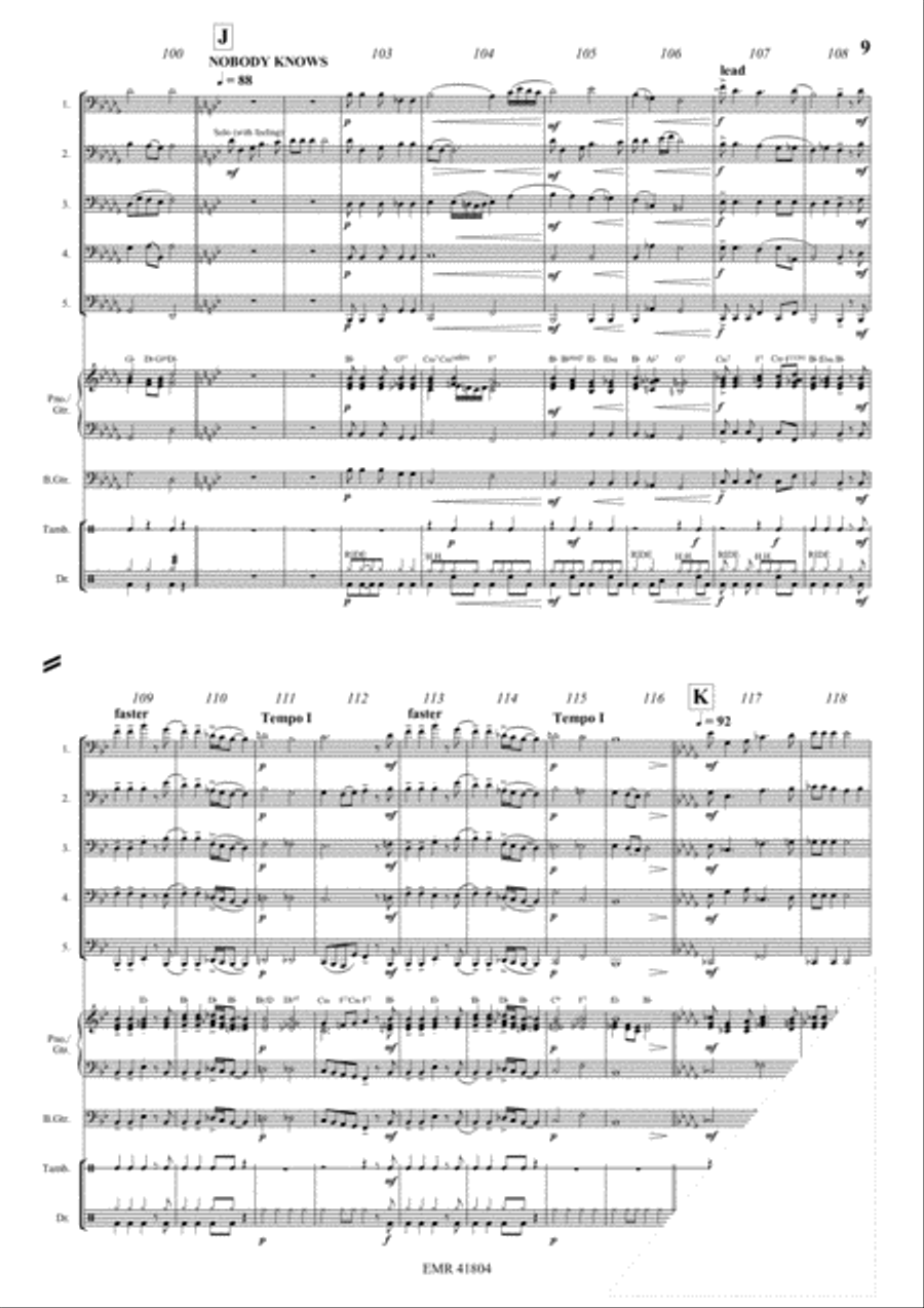 Fascinatin' Gospels Trombone scores gallery preview page 9