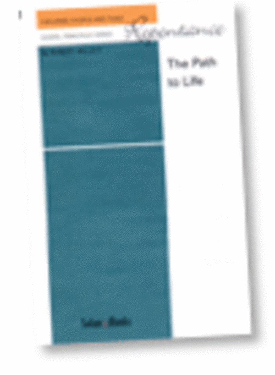 Repentance: The Path to Life - SATB 4-Part scores gallery preview page 1