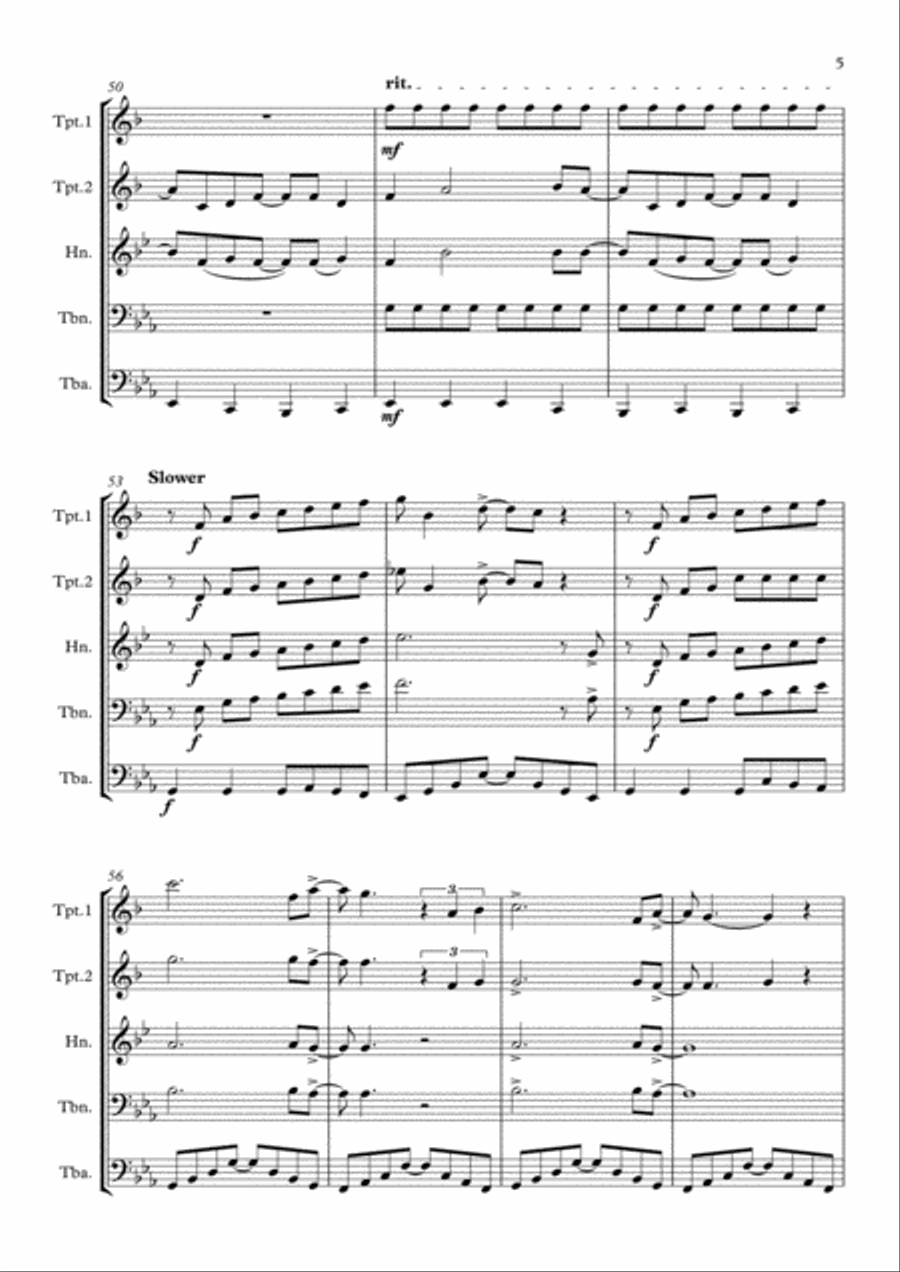 Wouldn't It Be Nice Horn scores gallery preview page 5