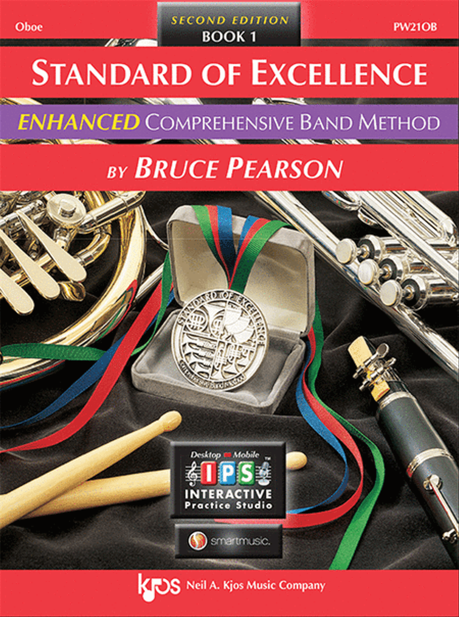 Standard of Excellence Enhanced Book 1, Oboe Concert Band Methods scores gallery preview page 1