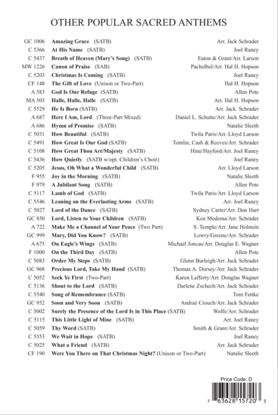 Then Sings My Soul (How Great Thou Art) 3-Part scores gallery preview page 13