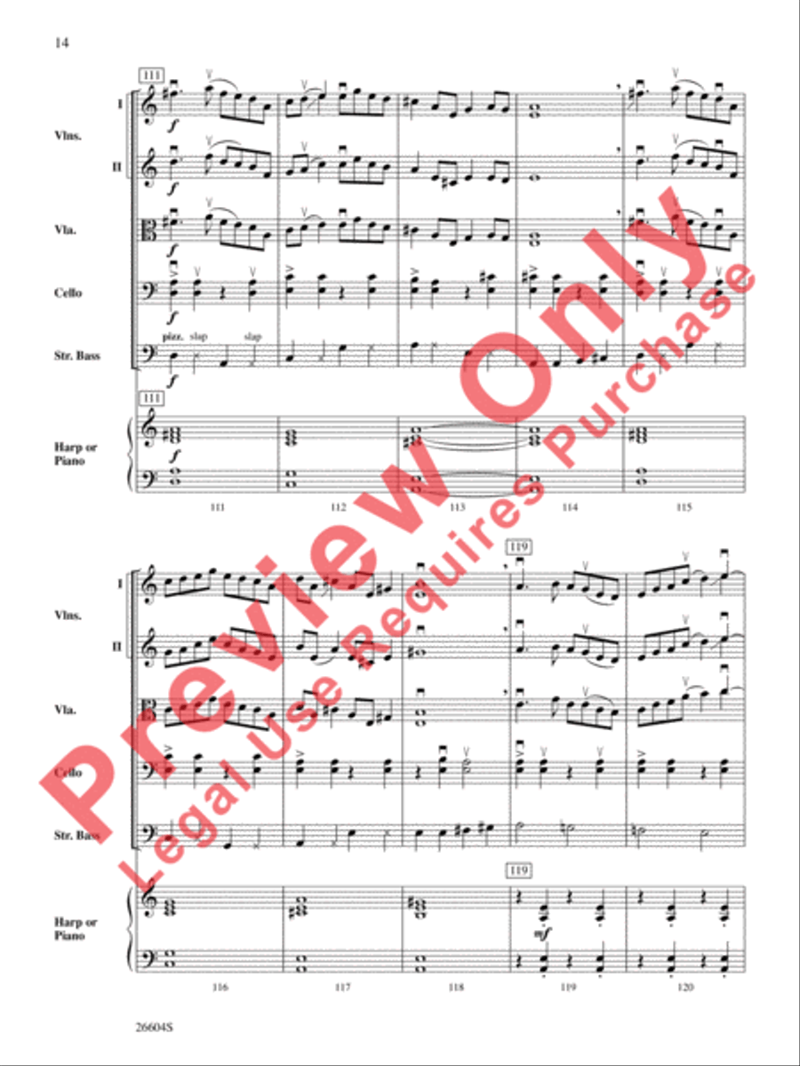 Creaking Tree String Orchestra scores gallery preview page 15