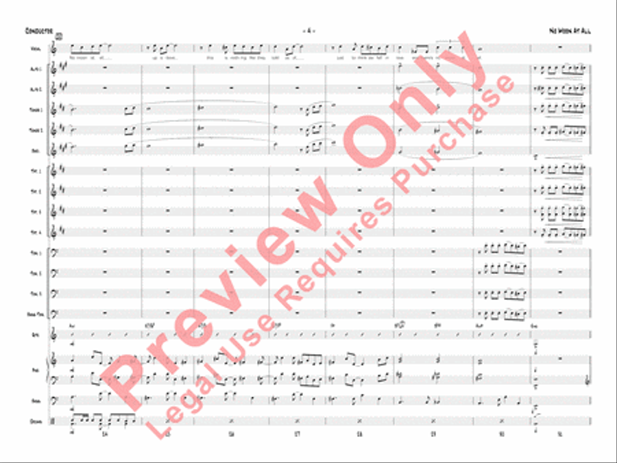 No Moon at All Jazz Ensemble scores gallery preview page 7