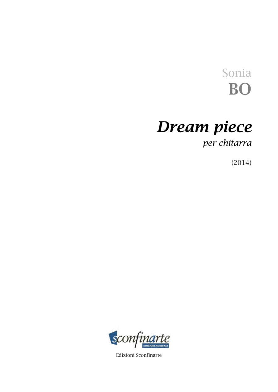 Sonia Bo: DREAM PIECE (ES 813) Acoustic Guitar scores gallery preview page 1