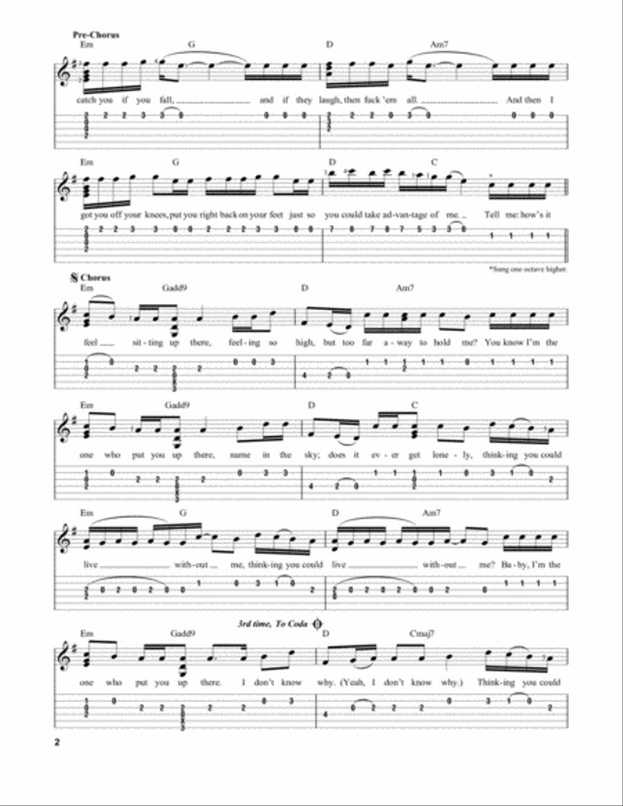 Without Me Without Me Acoustic Guitar scores gallery preview page 2