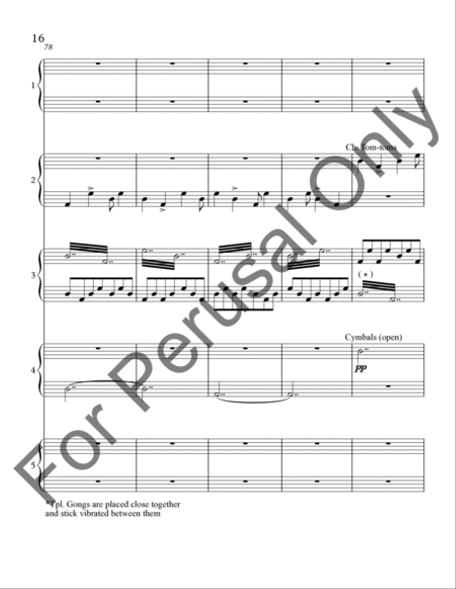 Pulse Drums scores gallery preview page 17