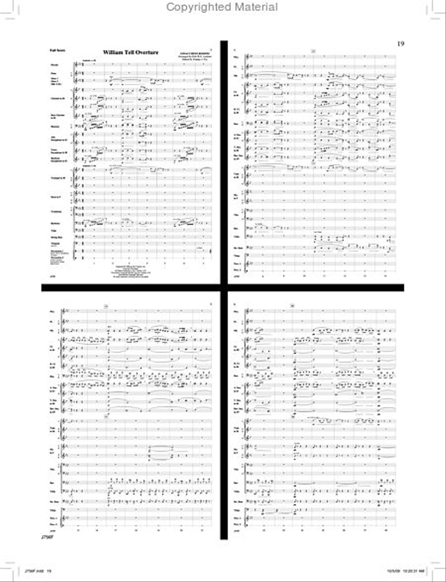 Entry of the Gladiators Concert Band scores gallery preview page 20