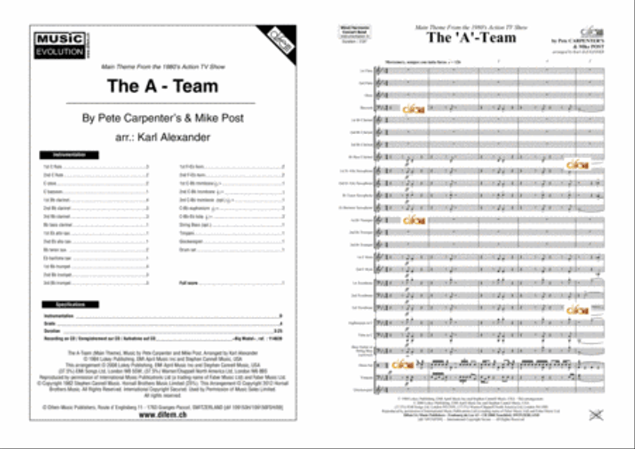 A-Team Concert Band scores gallery preview page 2