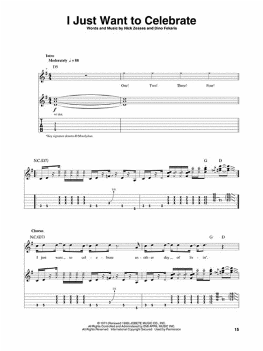 Funk Electric Guitar scores gallery preview page 4