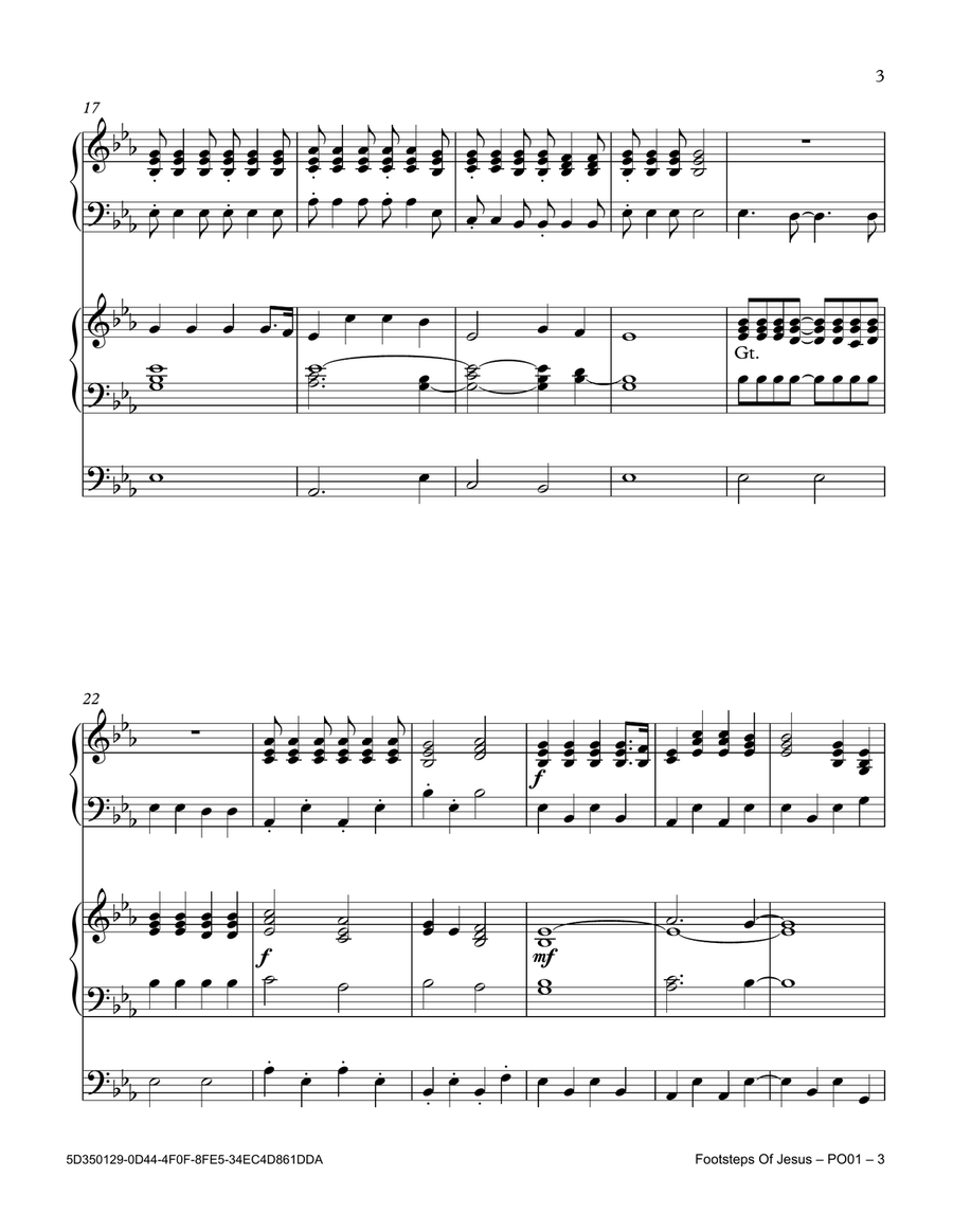 Footsteps Of Jesus Piano Method scores gallery preview page 3