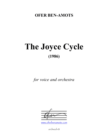 The Joyce Cycle, for voice and orchestra image number null