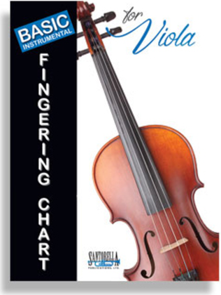 Book cover for Basic Fingering Chart for Viola