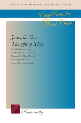 Book cover for Jesus the Very Thought of Thee - SAB - Lund