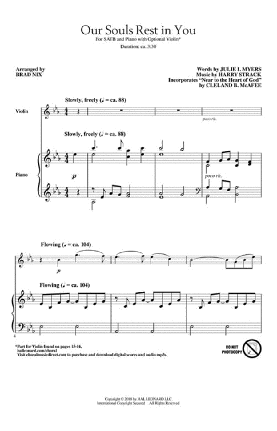 Our Souls Rest in You 4-Part scores gallery preview page 2