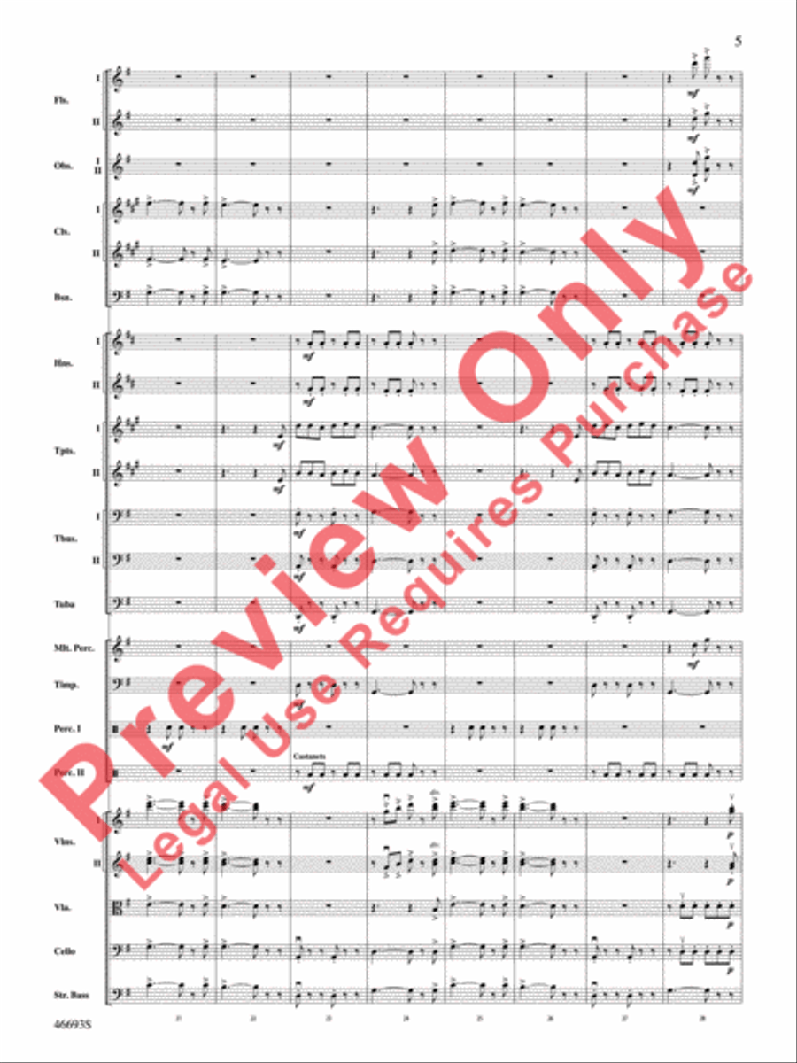 Suite of Carols Full Orchestra scores gallery preview page 6