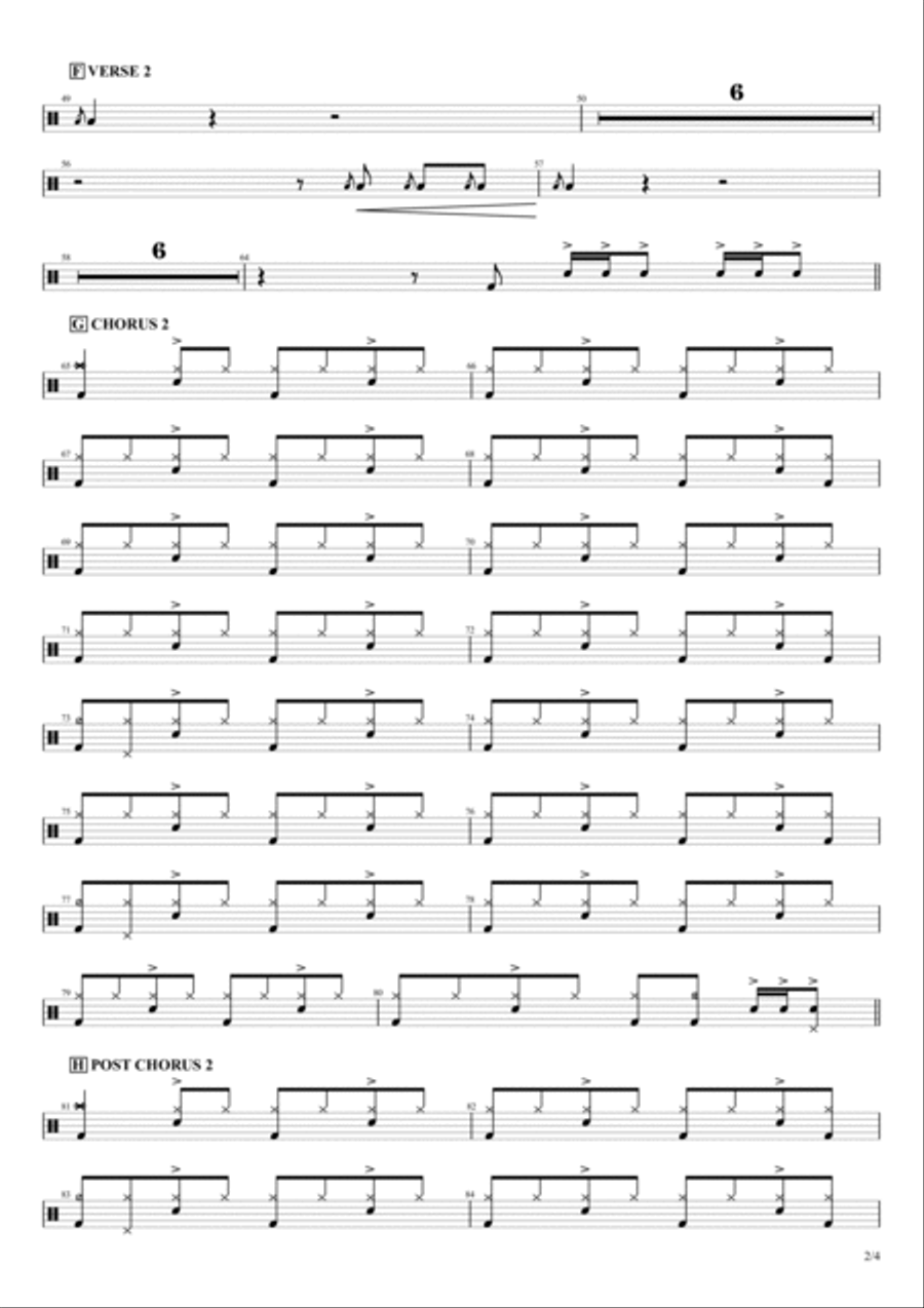 December December Drum Set scores gallery preview page 2