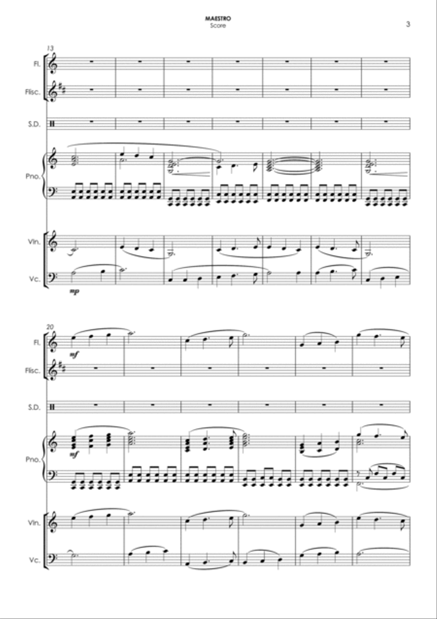 Maestro Small Ensemble scores gallery preview page 3