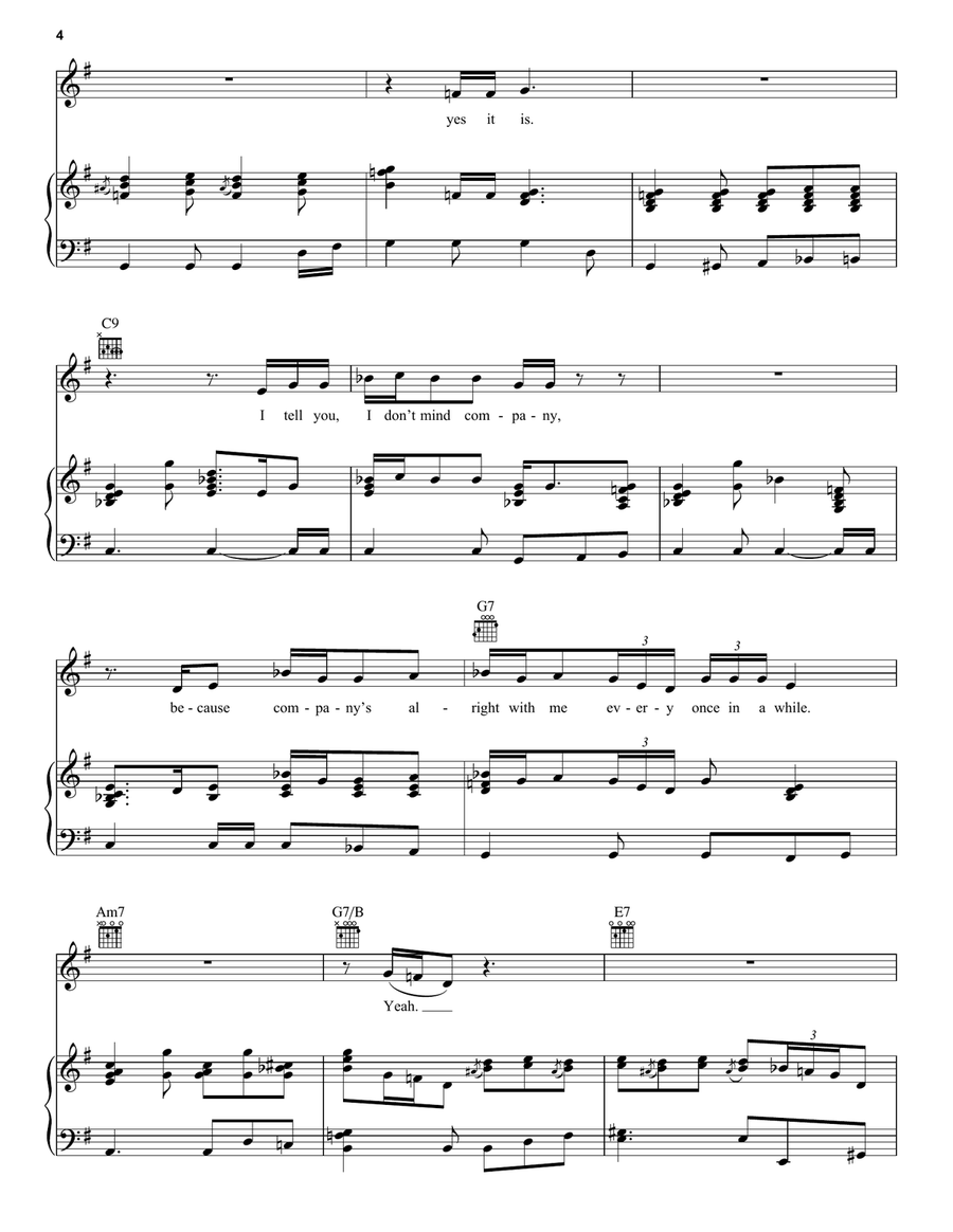 Dr. Feelgood (Love Is A Serious Business) Piano, Vocal, Guitar scores gallery preview page 4