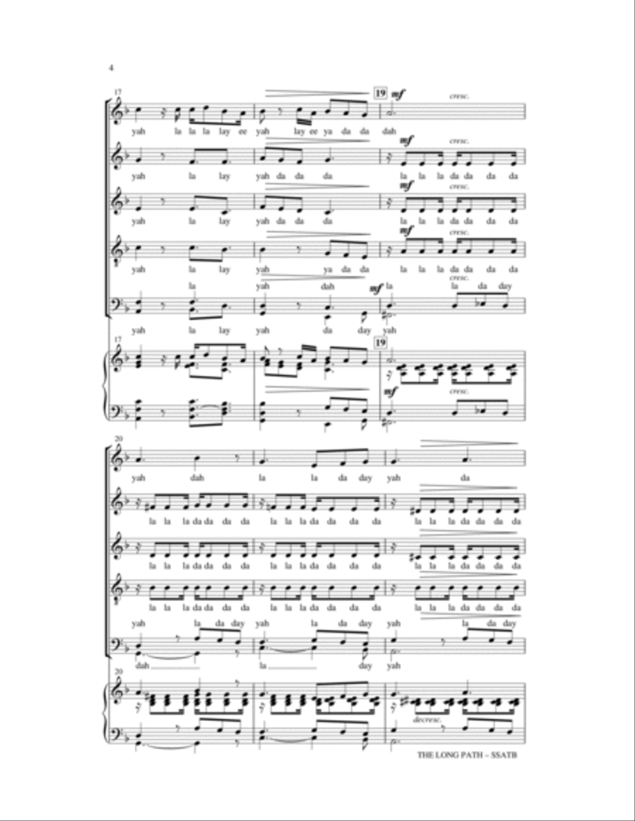 The Long Path The Long Path 4-Part scores gallery preview page 4
