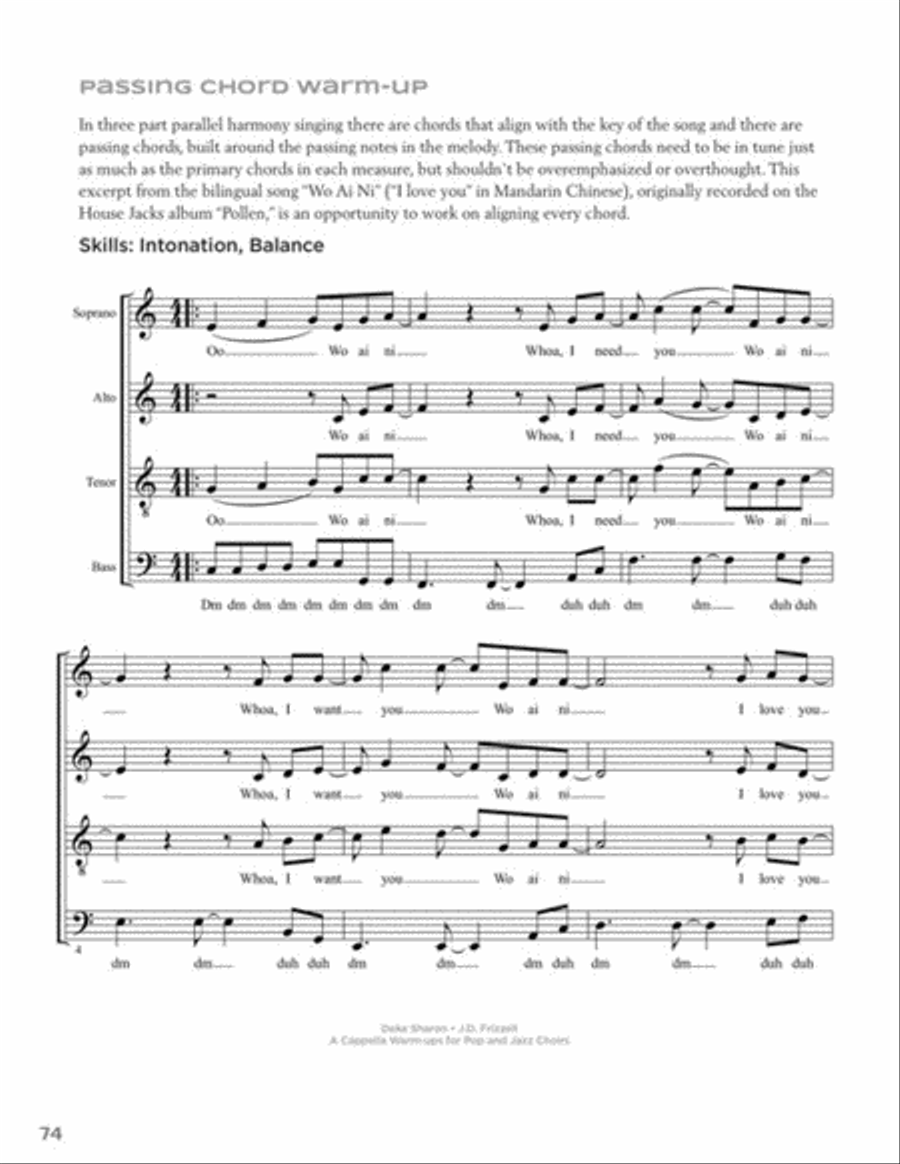 A Cappella Warm-Ups A Cappella scores gallery preview page 5