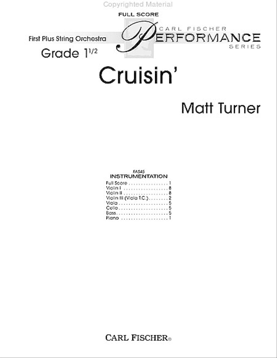 Cruisin' String Orchestra scores gallery preview page 2