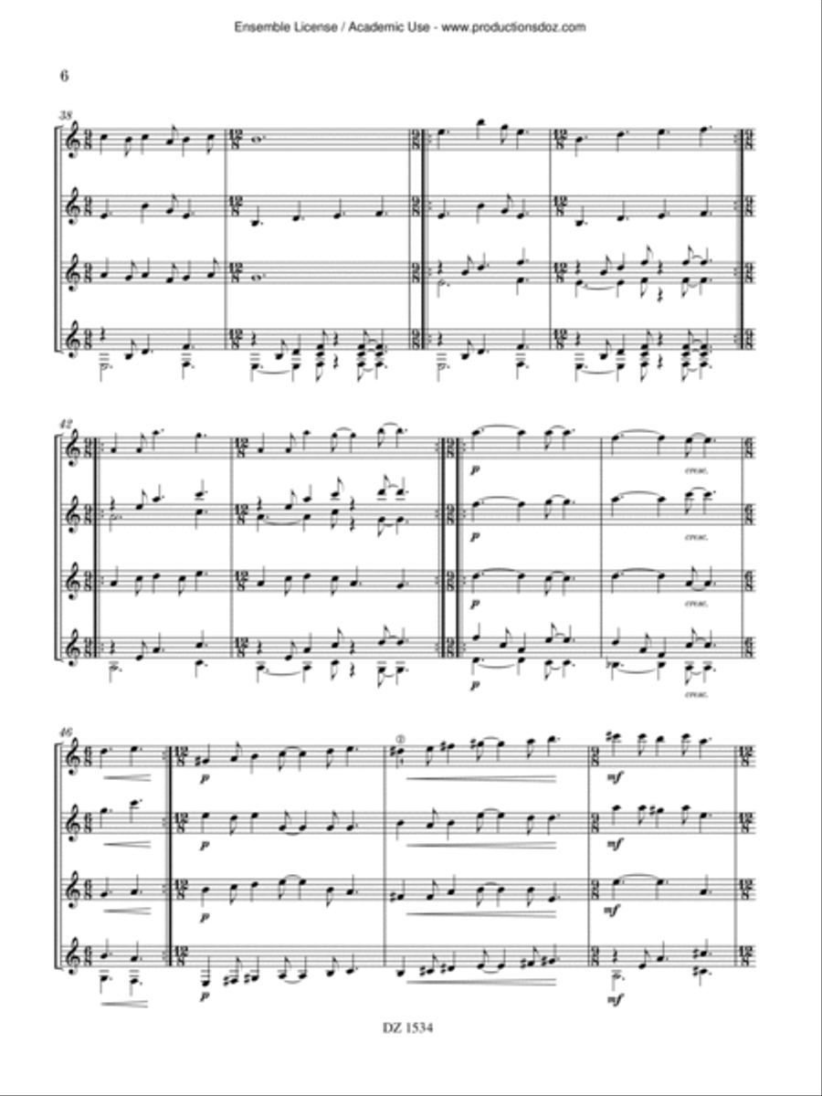 Catwalk Guitar Ensemble scores gallery preview page 6