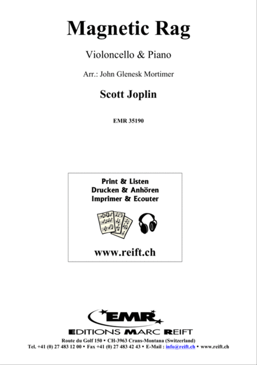 Magnetic Rag Magnetic Rag Piano Accompaniment scores gallery preview page 1