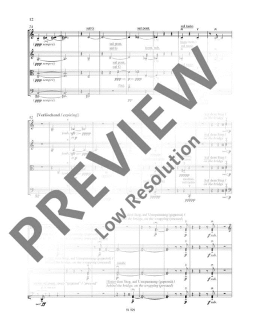 Chorale Quartet String Quartet scores gallery preview page 13