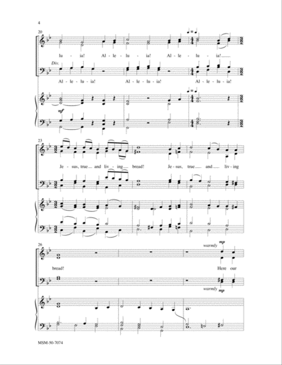 Lord, Enthroned in Heavenly Splendor 4-Part scores gallery preview page 4