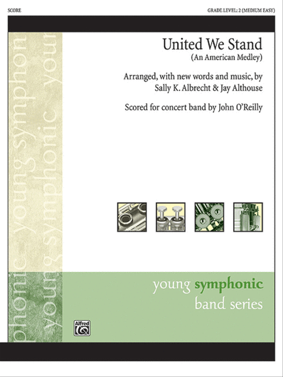 United We Stand (An American Medley) Concert Band scores gallery preview page 1