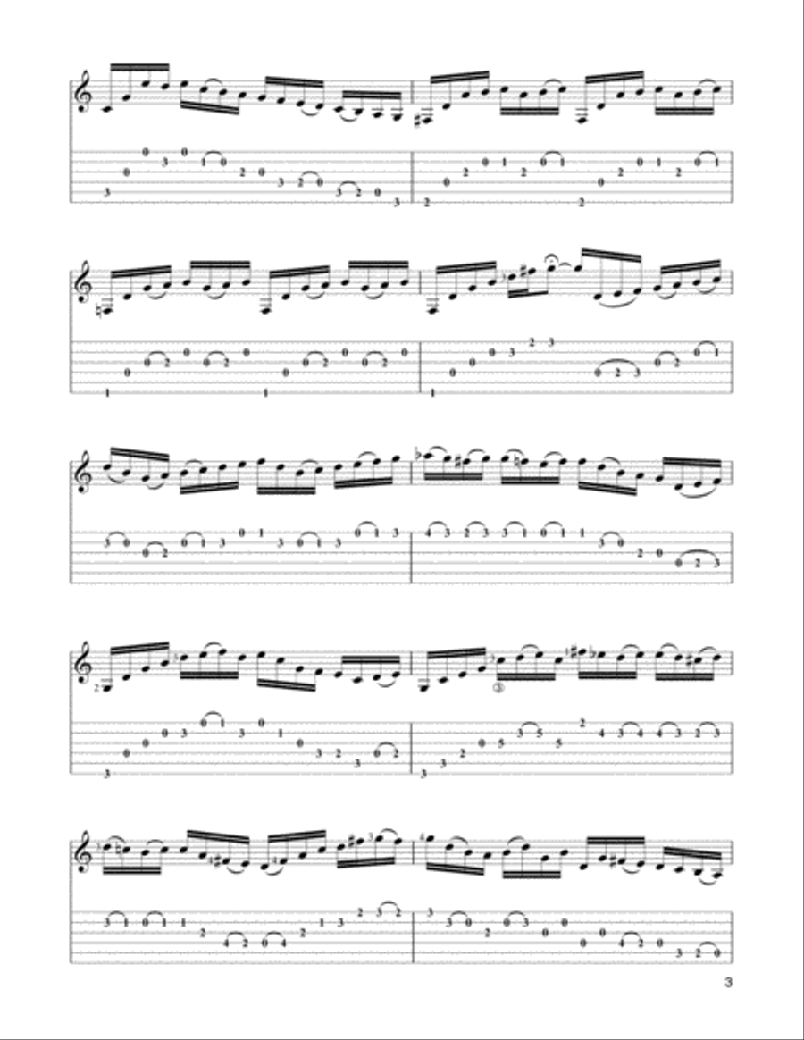Prelude from Cello Suite No. 1 (BWV 1007) Cello scores gallery preview page 3