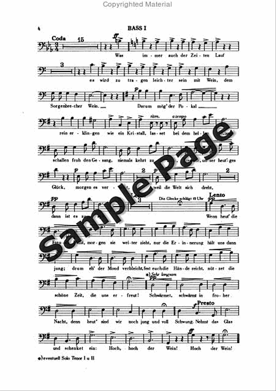 Ziehrer Cm Nachtschwaermer Op466 TTBB scores gallery preview page 5