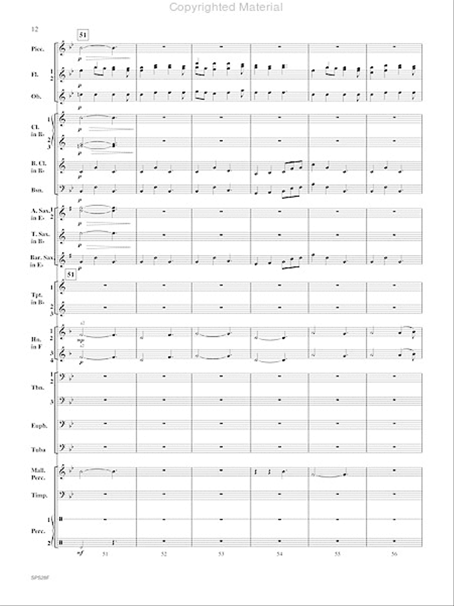 Holiday Portraits Holiday Portraits Concert Band scores gallery preview page 13