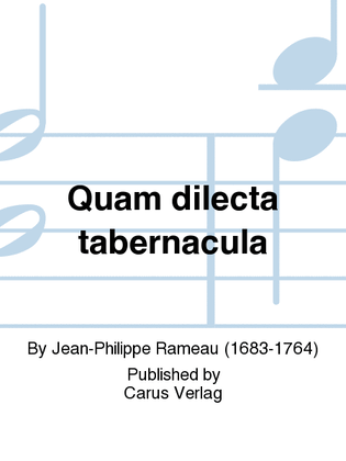 Book cover for Quam dilecta tabernacula