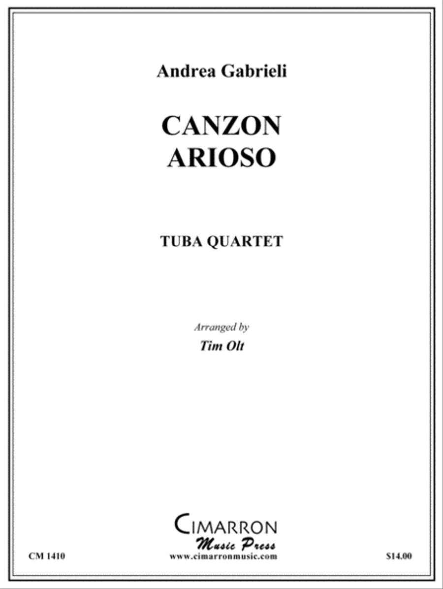 Canzon Arioso Canzon Arioso EETT scores gallery preview page 1